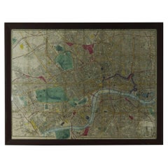 Original John Dunn's Ordnance Map of London, 19th Century