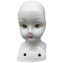 Antique 19th century German Porcelain Doll Head