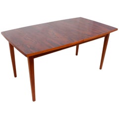Midcentury Rosewood and Teak Dining Table