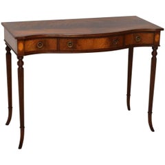 Antique Inlaid Mahogany Side Table