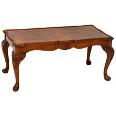 Antique Burr Walnut Coffee Table