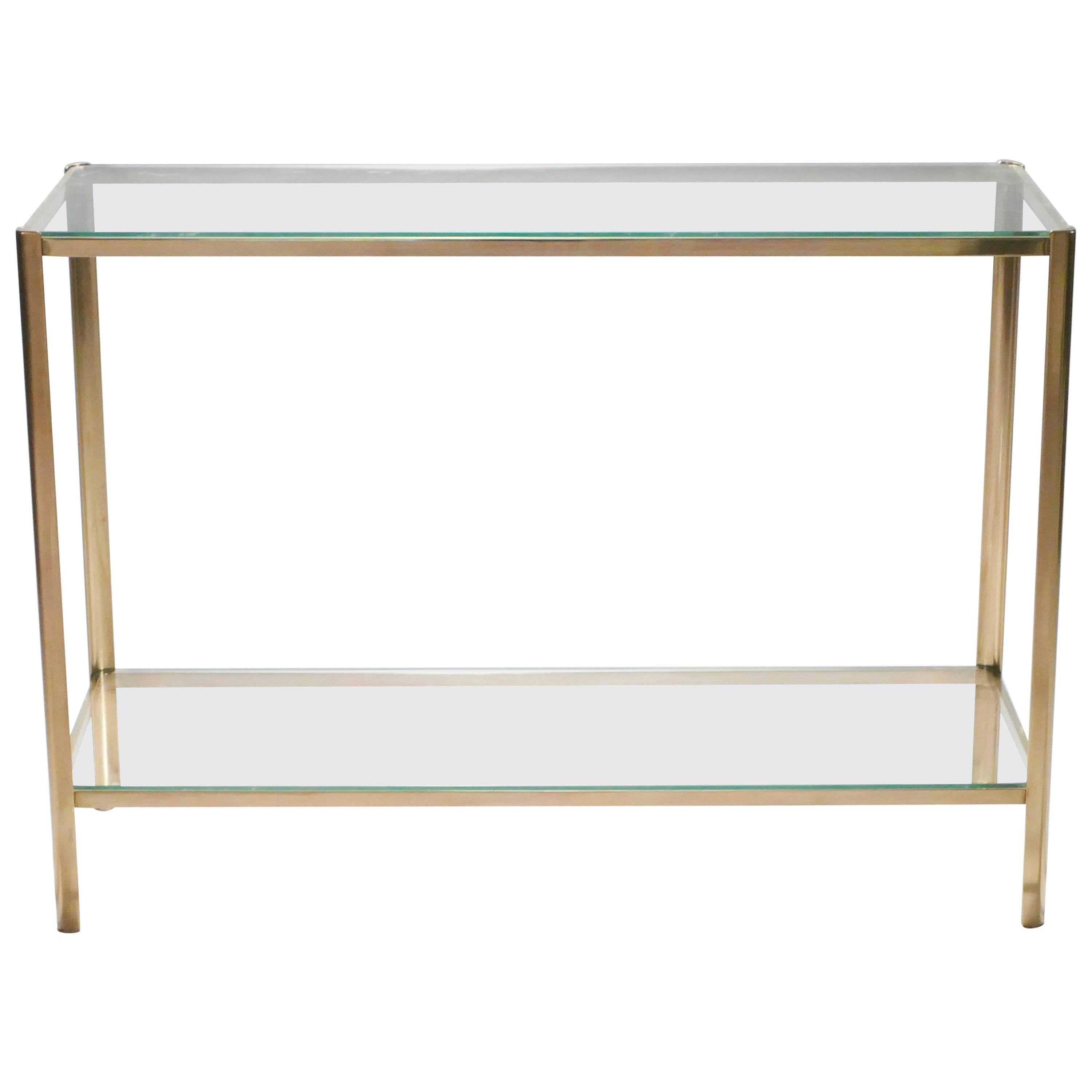 Bronze Console Table by Jacques Quinet for Broncz, 1960s