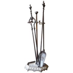 19th Century English Fireplace Tools or Fire Tools