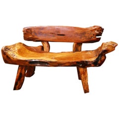 Nara Wood Bench in Solid Chico Wood