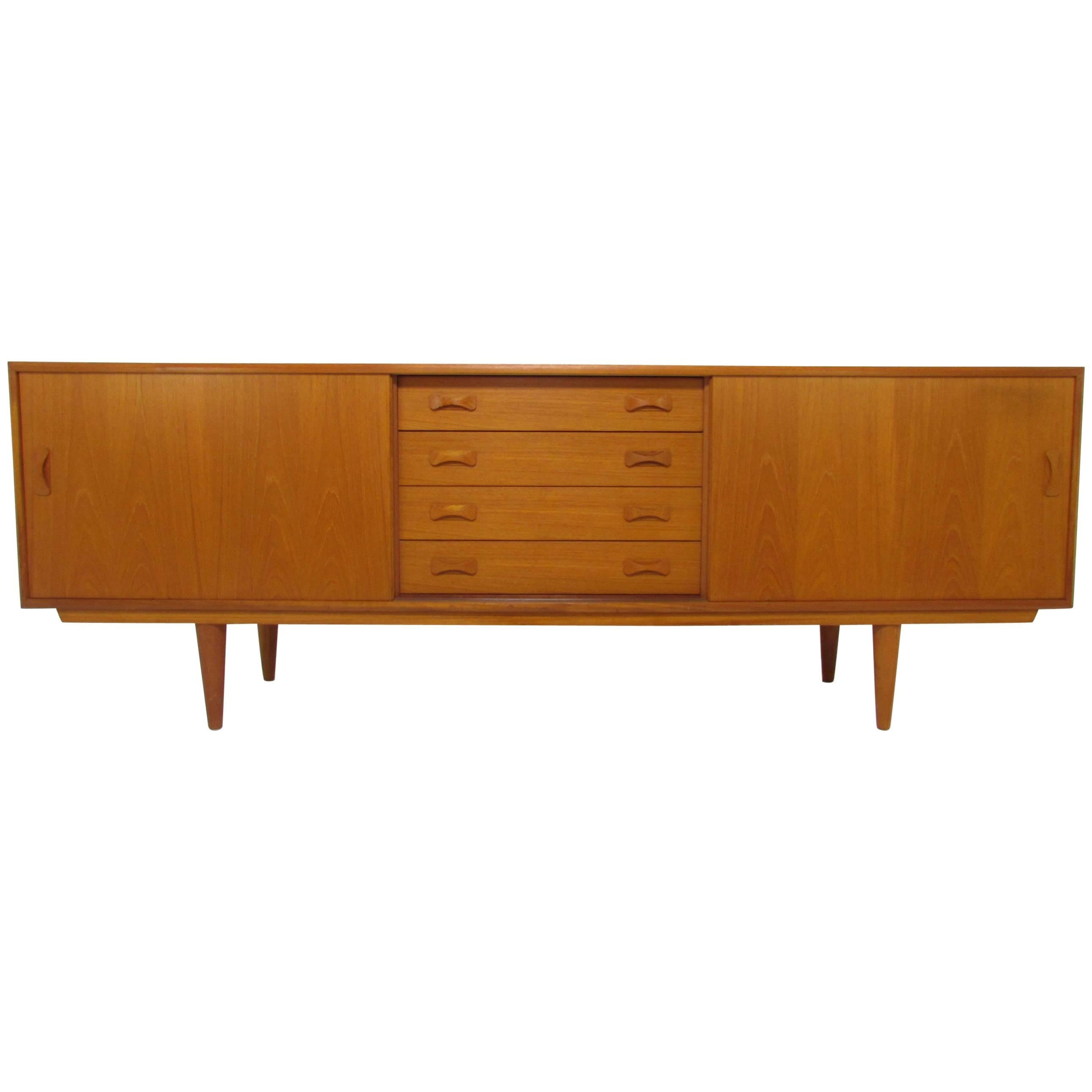 Danish Teak Credenza by Clausen & Søn, circa 1960s