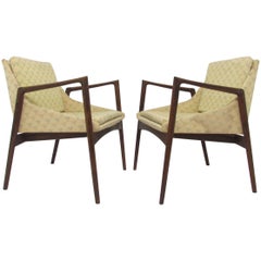 Pair of Ib Kofod-Larsen Danish Lounge Chairs for Selig
