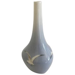 Bing & Grondahl Triangular Art Nouveau Vase with Seagulls #1714759