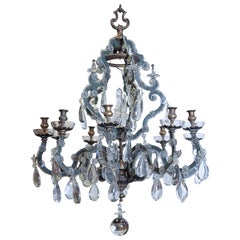 Late 19th Century Italian 10-Light Chandelier