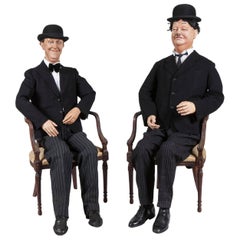 Lifesize Mannequins of Laurel and Hardy