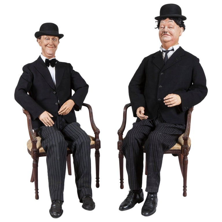 Lifesize Mannequins of Laurel and Hardy For Sale at 1stDibs | life 