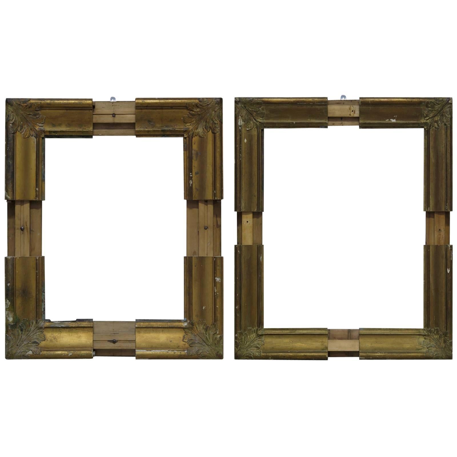 Curious Pair of Adjustable Frames, France, 19th Century For Sale