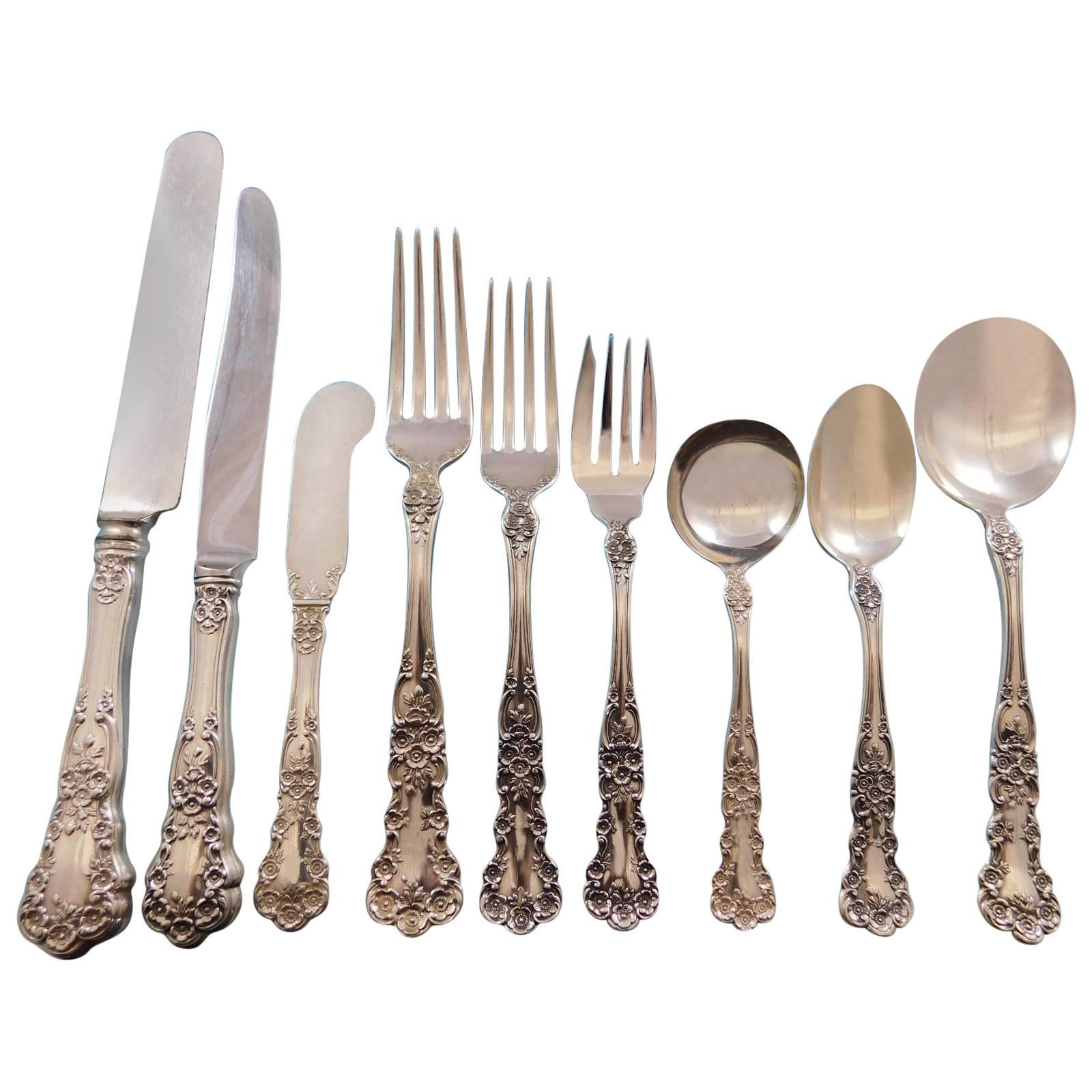 Buttercup by Gorham Sterling Silver Flatware Set for 12 Service 108 Pcs Dinner