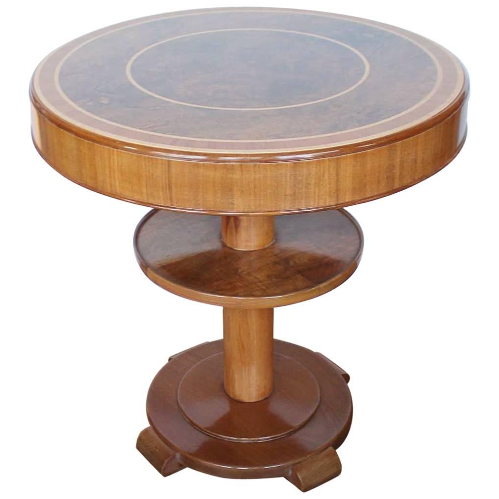 Art Deco Centre Card Table