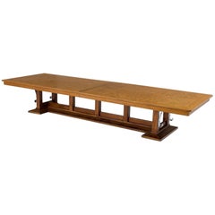 Large French Oak Table, circa 1940