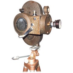 Antique Victor Cine Motion Picture Camera Model 3 Hand Wind, circa 1930s