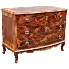18th Century German Marquetry Chest of Drawers