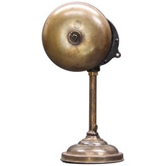 Industrial Brass Benzamin Prop Bell Quack Alarm Assemblage