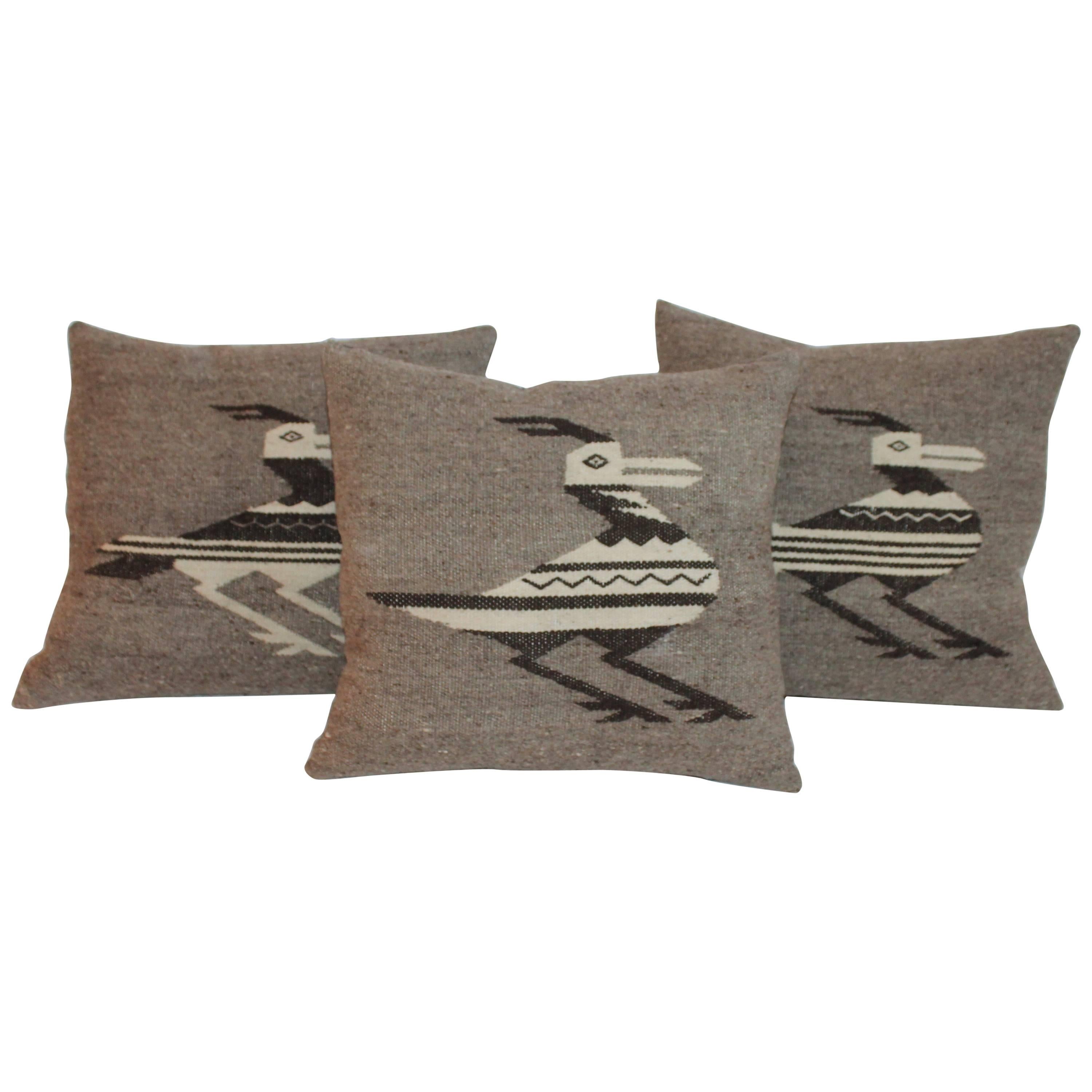Indian Weaving Road Runner Pillows