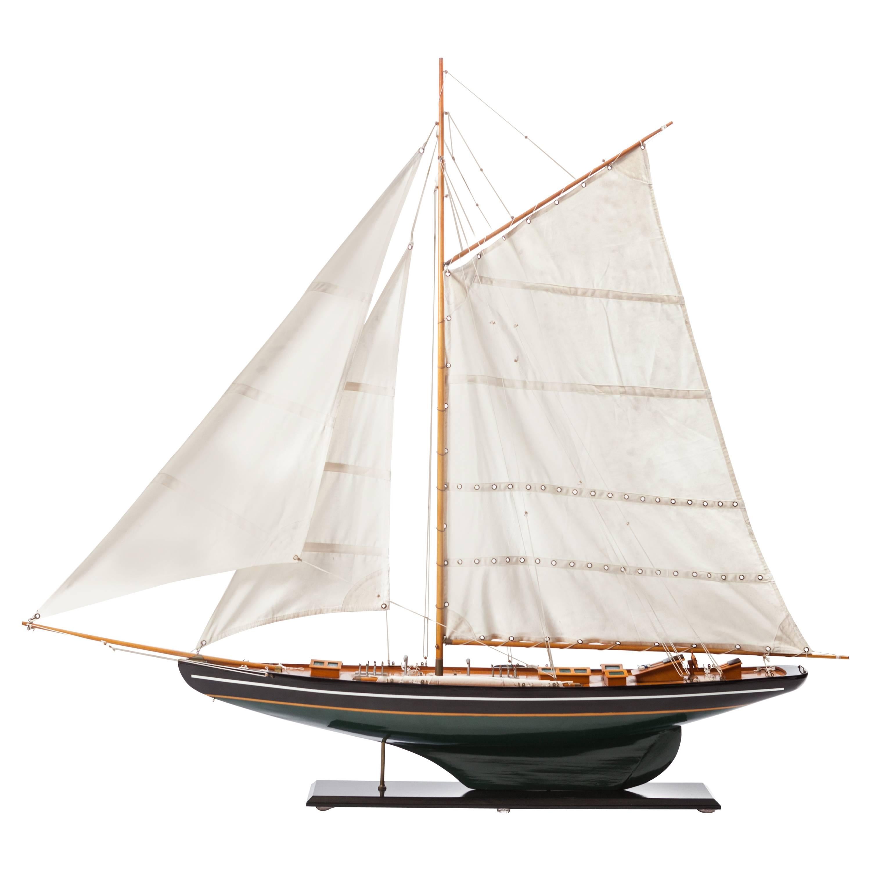 Large-Scale Pond Yacht Model For Sale