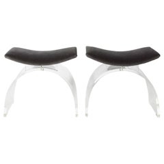 Vintage Pair of Hill "Two U" Benches