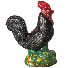 "Rooster" Mechanical Bank, American, circa 1880s