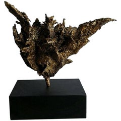 Modern Abstract Botanical Sculpture