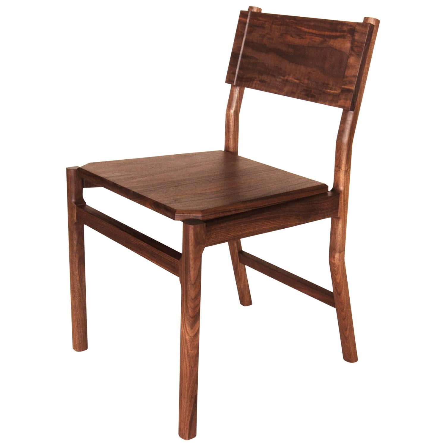 Black Walnut Hewitt Wood Dining Chair by New York Heartwoods