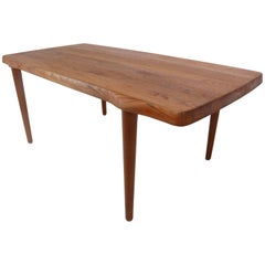 John Bone for Dansmark, Beautiful Solid Teak Coffee Table, circa 1960s