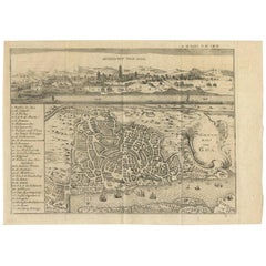 Antique Map of Goa 'India' by J.N. Bellin, 1760