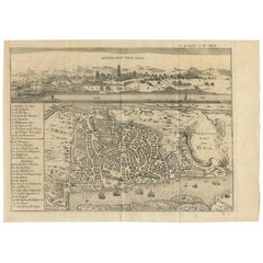 Antique Map of Goa 'India' by J.N. Bellin, 1760