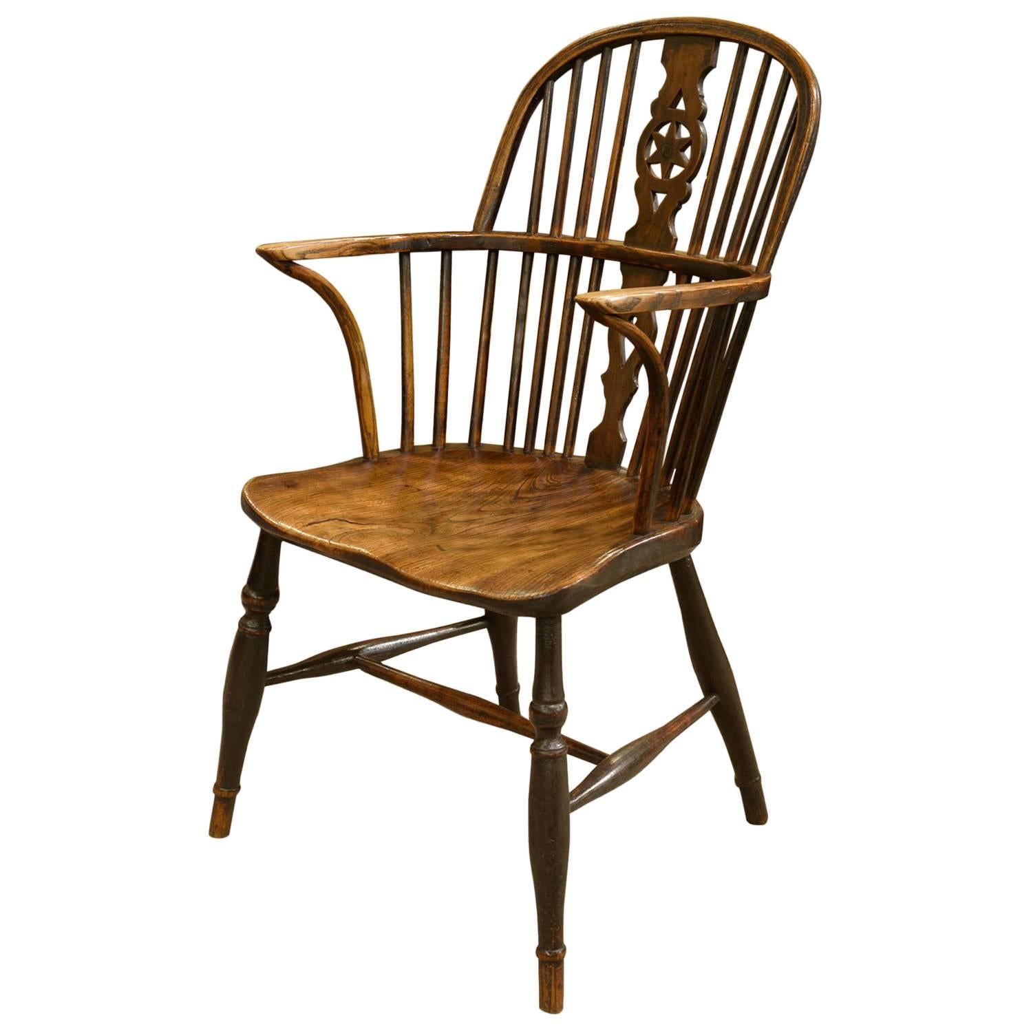 Late Georgian 
Star
 Back Windsor Chair