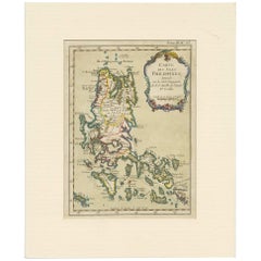 Antique Map of the Northern Portion of the Philippines by J.N. Bellin, 1764