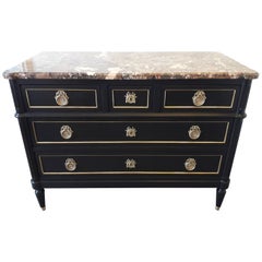 Antique French Louis XVI Style Chest of Drawers Commode