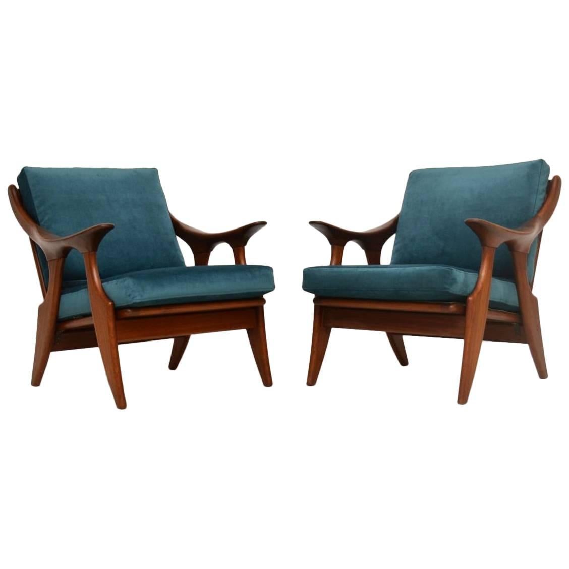 1960s Pair of Vintage Armchairs by De Ster Gelderland