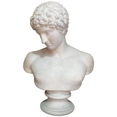 Men Plaster Bust Apollo, 1940s