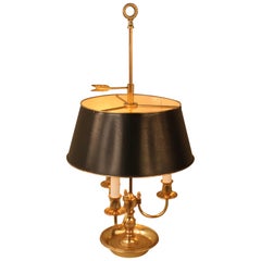 French Empire Style Bronze Bouillotte Lamp