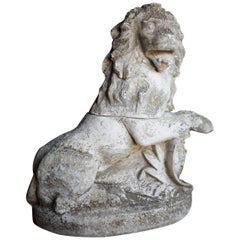 Large 20th Century Plaster Model of a Lion
