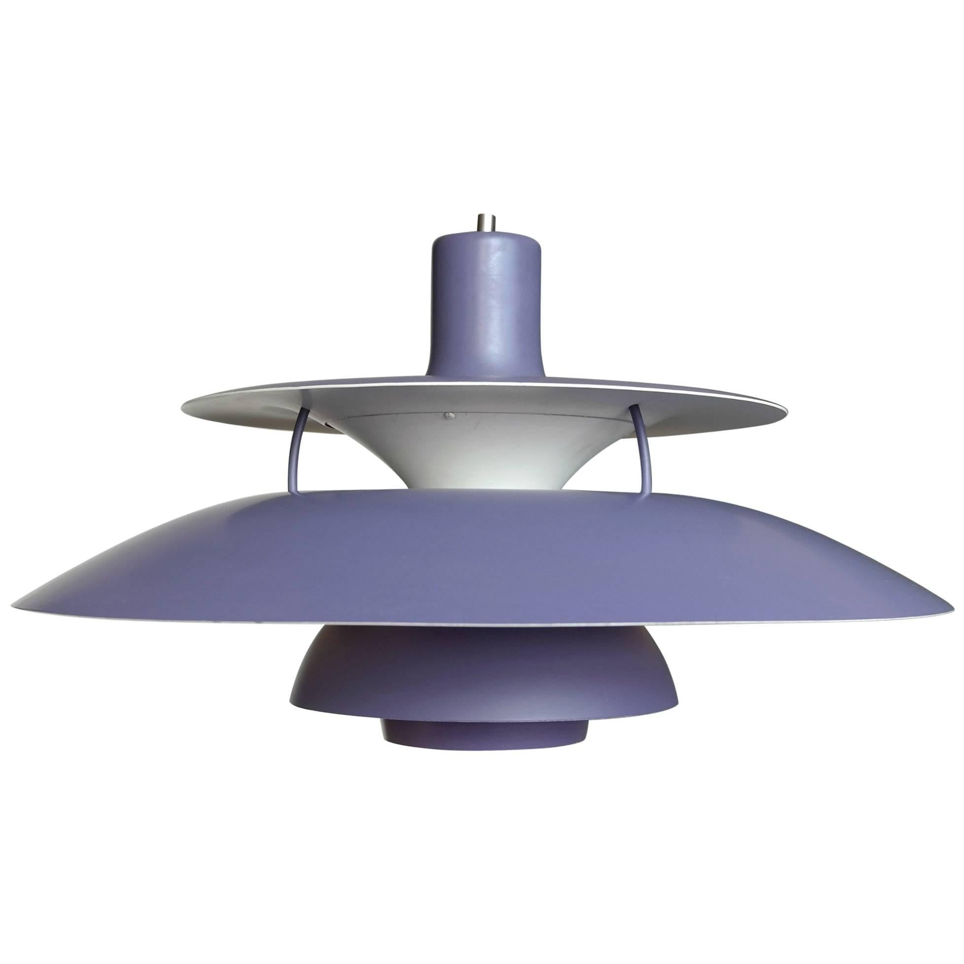 Poul Henningsen for Louis Poulsen Purple Model PH-5 Pendant Lamp