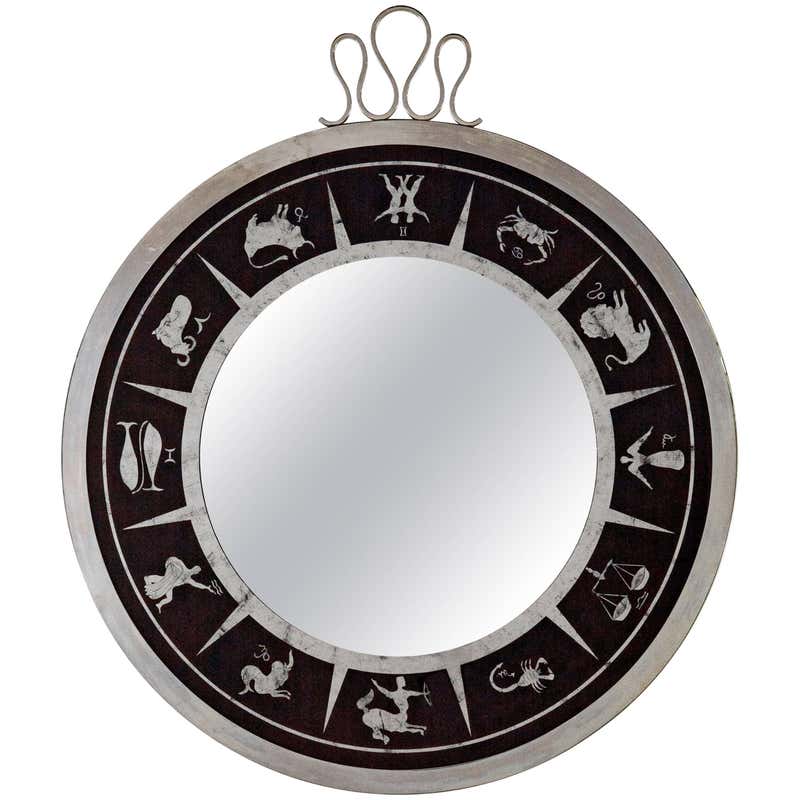 Venetian Mirror With Zodiac Signs
