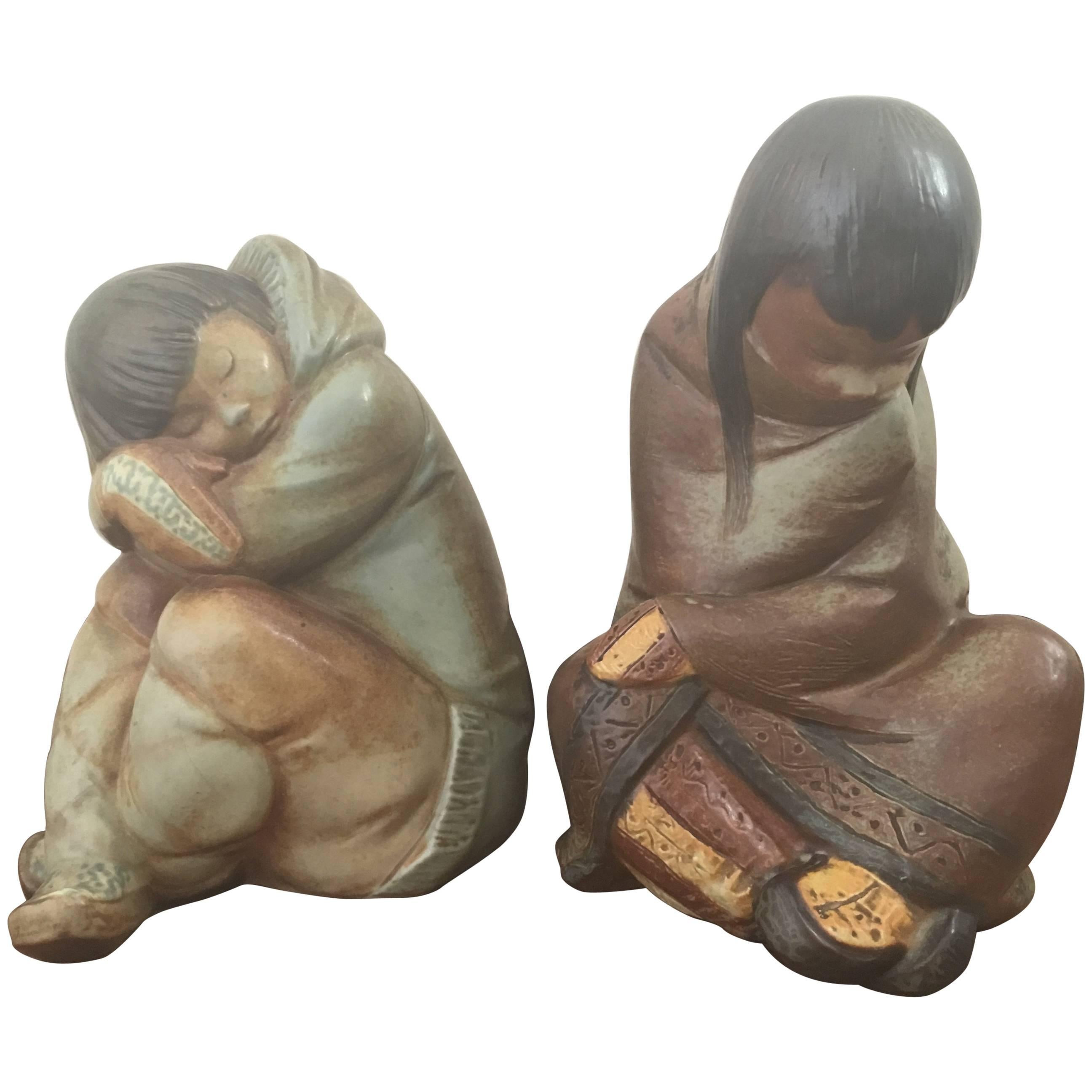 Eskimo Junge und Mädchen von Lladro