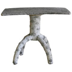 Early 20th Century Sculpted Concrete Garden Table