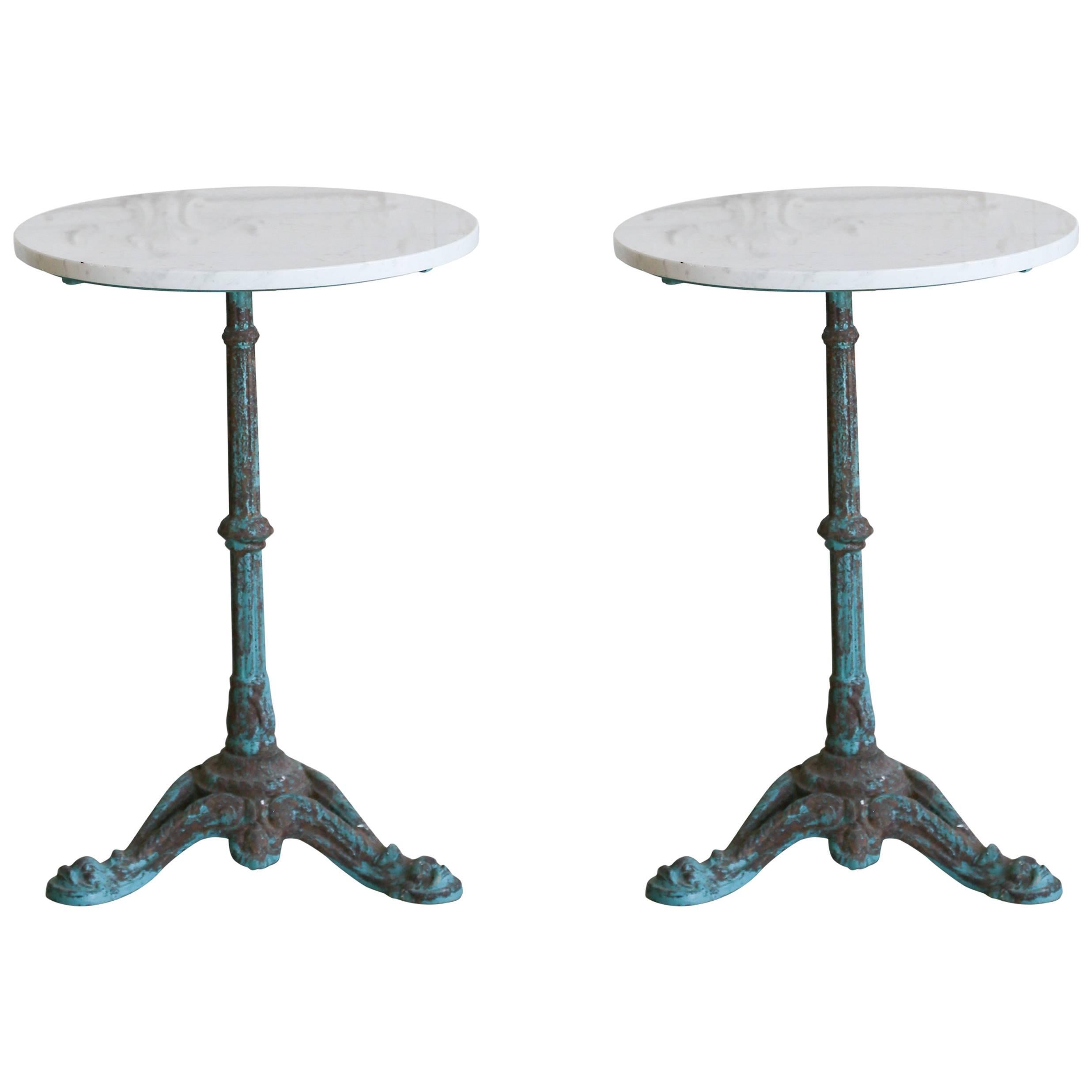 Early 20th Century Pair of Cafe Tables