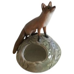 Royal Copenhagen Art Nouveau Fox on Mount #546