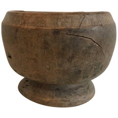 20th Century Primitive African Wooden Bowl