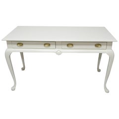 Drexel Lacquered Two-Drawer Desk