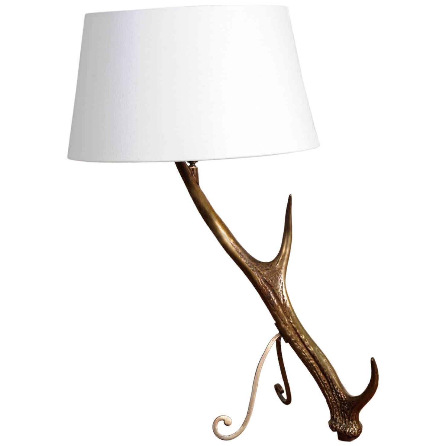 Deer Lamp by Maria Pergay