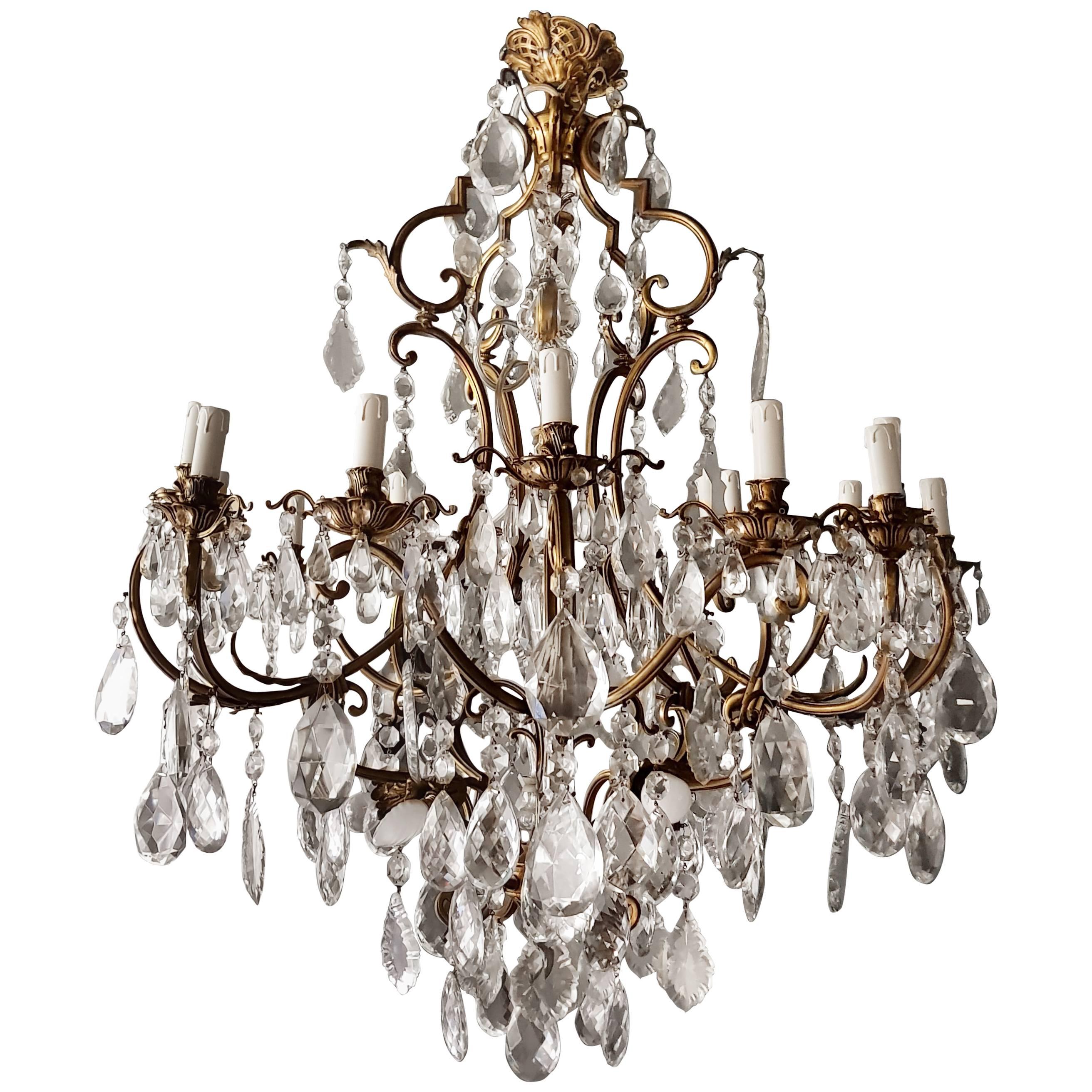 Antique Crystal Chandelier Antique Ceiling Lamp Big