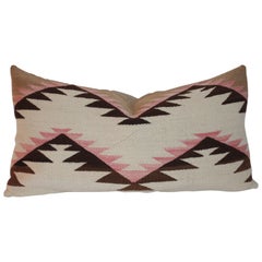 Navajo Indian Weaving Early Bolster Pillow