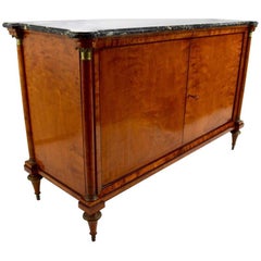 Directoire Style Marble-Top Commode Vintage Directoire Style Marble-Top Commode