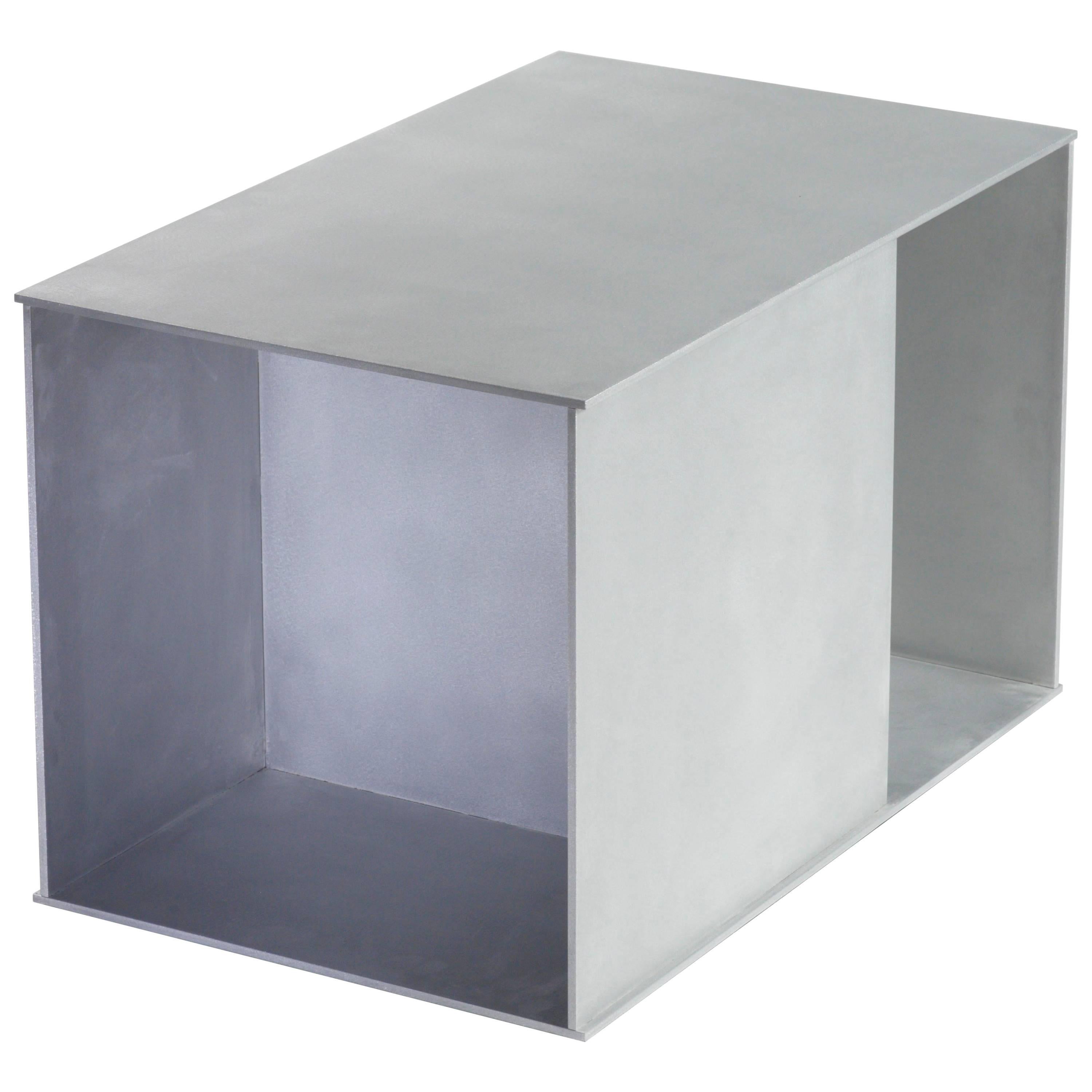 Ratio Table in Waxed and Polished Aluminium Plate by Jonathan Nesci